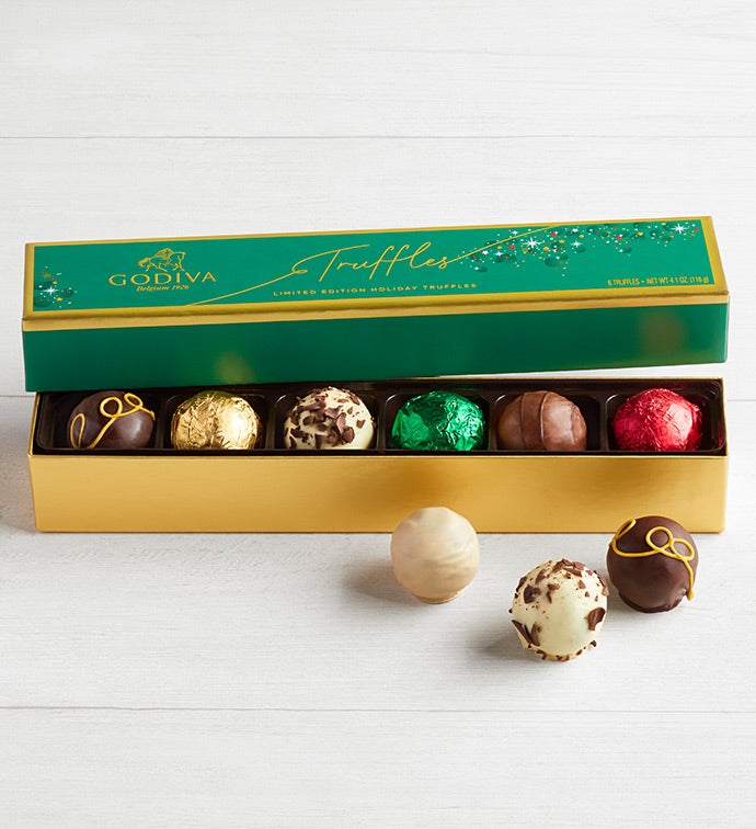 Godiva Limited Edition Truffles 6 pc